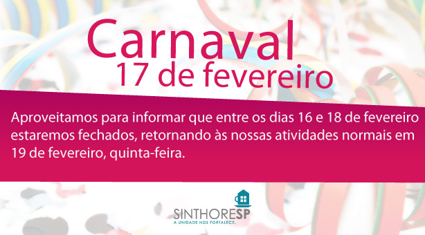 Horário Carnaval
