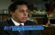 Diretor Rubens Fernandes fala ao Jornal Nacional sobre a regulamentação da gorjeta