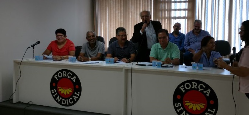 Sinthoresp participa de 1ª reunião oficial na Força Sindical após filiação
