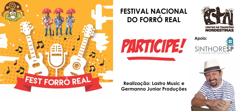 Radialista promove Festival Nacional do Forró. Participe!