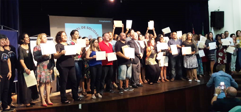 Curso do Sinthoresp em Caraguá forma dezenas de novos alunos