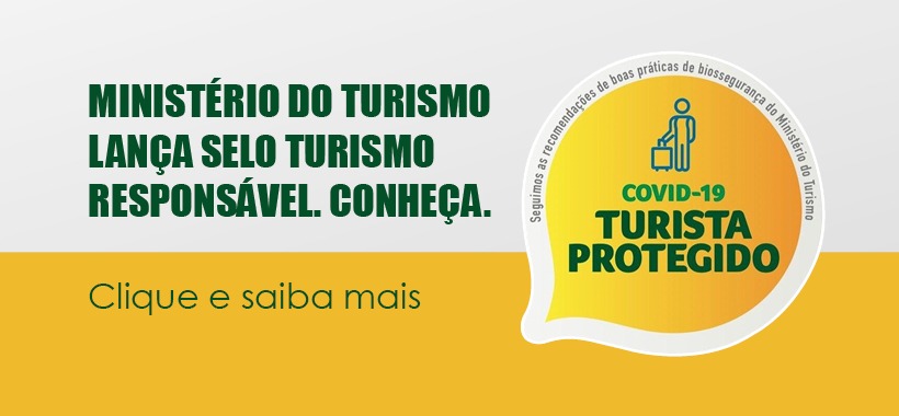 Novo selo do Ministério do Turismo busca incentivar a retomada do setor