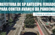 Prefeitura de SP antecipa feriados e altera rodízio de veículos para conter avanço da pandemia