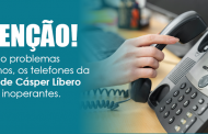 ATENÇÃO! Telefones indisponíveis na Cásper Líbero