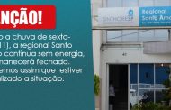 ATENÇÃO!! REGIONAL DE SANTO AMARO SEM ENERGIA!!