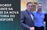 Sinthoresp presente na posse da nova diretoria do Sindesporte