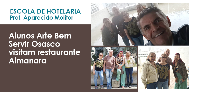 Alunos de Osasco realizam visita técnica ao restaurante Almanara no centro de São Paulo