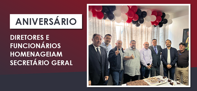 Diretores e funcionários celebram aniversário do secretário-geral Valdir