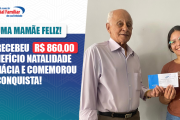 Mais uma mamãe feliz: Yara recebeu R$860,00 e comemorou essa conquista!