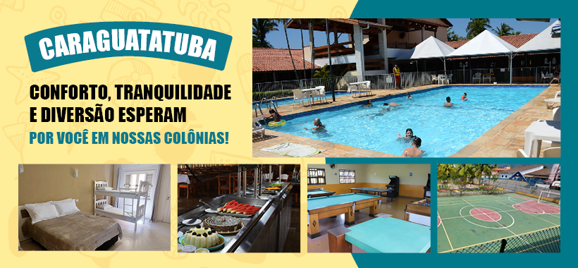 Conforto, tranquilidade e diversão esperam por você em nossas Colônias!