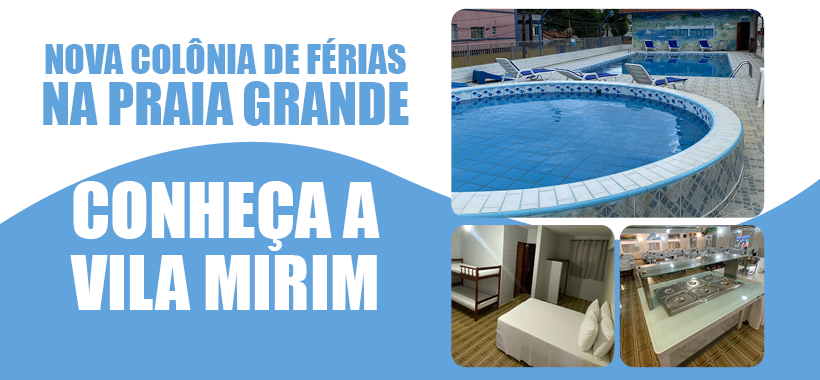 Sinthoresp inaugura nova Colônia de Férias em Praia Grande – Bairro Vila Mirim