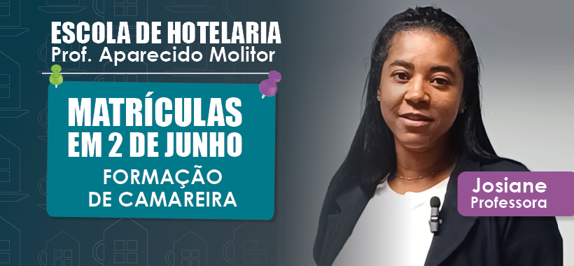 Formação de Camareira é destaque entre os cursos do 2º semestre na Escola do Sinthoresp