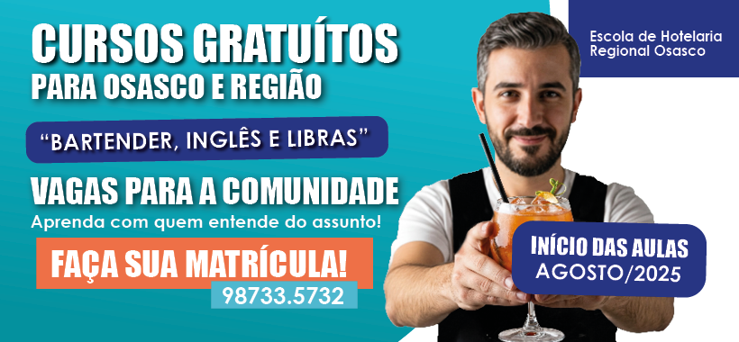 Sinthoresp Osasco abre inscrições para cursos gratuitos do 2º semestre de 2025