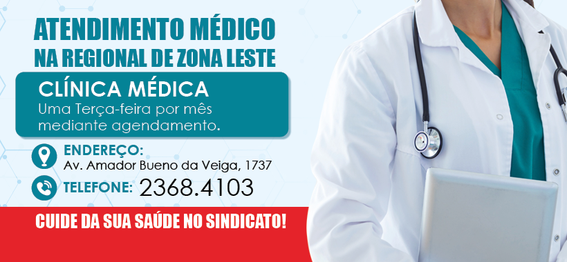 Atendimento médico na Regional Zona Leste
