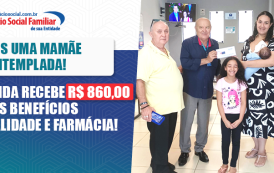 Mais uma mamãe contemplada: Brenda recebe R$ 860 pelos benefícios Natalidade e Farmácia!