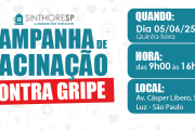 Vacinação contra a gripe acontece nesta quinta-feira no Centro de Atendimento Cásper Líbero