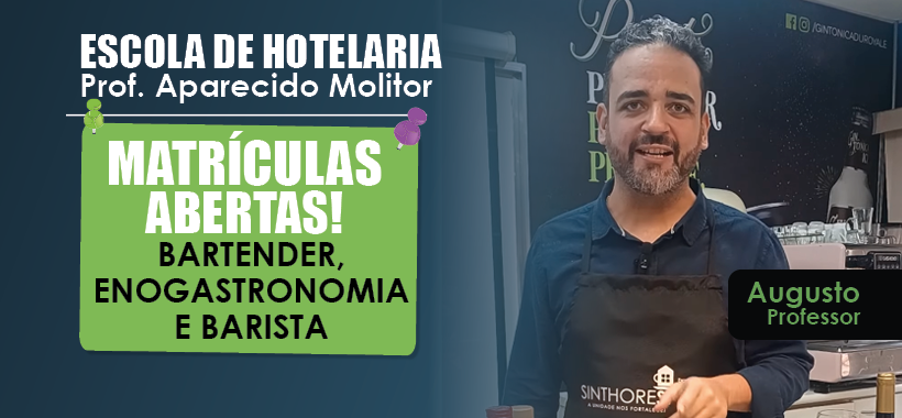 Matrículas abertas para cursos gratuitos na Escola de Hotelaria