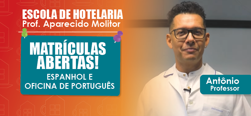 Escola de Hotelaria do Sinthoresp abre matrículas para o segundo semestre de 2025