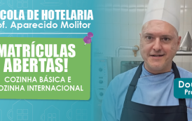 Cursos gratuitos da Escola de Hotelaria têm matrículas abertas para o segundo semestre de 2025
