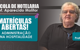 Matrículas abertas para o segundo semestre de 2025 na Escola de Hotelaria