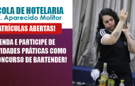 Matrículas Abertas! Aprenda e participe de atividades práticas como o Concurso de Bartender!