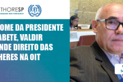Em nome da presidente Elisabete, Valdir defende direito das mulheres na OIT