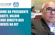 Em nome da presidente Elisabete, Valdir defende direito das mulheres na OIT