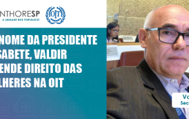 Em nome da presidente Elisabete, Valdir defende direito das mulheres na OIT