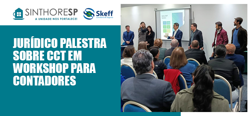 Sinthoresp palestra sobre CCT em workshop para contadores