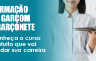 Capacitação gratuita em serviço: conheça o curso gratuito de Garçom/Garçonete