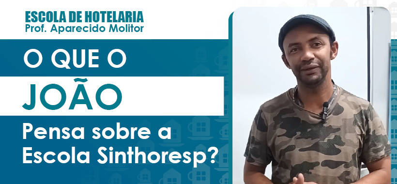 Qualificação profissional: aluno do Sinthoresp recomenda curso de inglês
