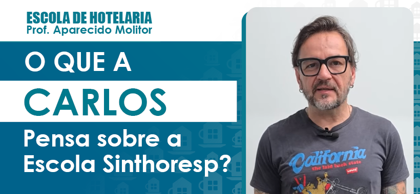 Escola de Hotelaria transforma rotina de bartender com mais de 30 anos de carreira