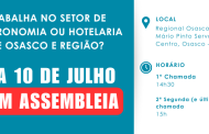 Trabalhadores de Osasco e região são convocados para assembleia no dia 10 de julho