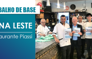 Sinthoresp realiza trabalho de base no Restaurante Piassi, na Zona Leste