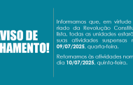 Feriado de 9 de Julho: unidades do Sinthoresp estarão fechadas na quarta-feira