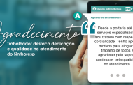 Trabalhador ressalta acolhimento e qualidade no atendimento do Sinthoresp