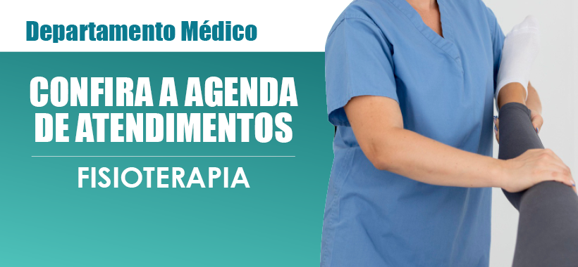 Agenda de atendimento de Fisioterapia