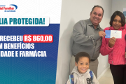 Família protegida: trabalhadora recebe benefícios de Natalidade e Farmácia