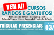 Matrículas para cursos rápidos da Escola Sinthoresp começam em 03 de novembro