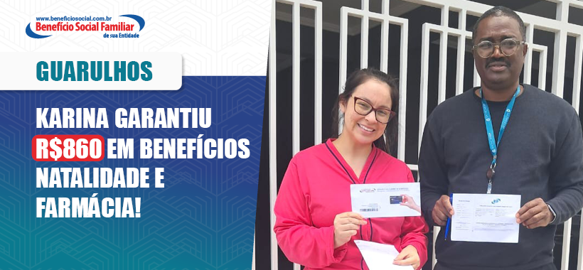 Trabalhadora de Arujá recebe Benefício Natalidade e Farmácia do BSF