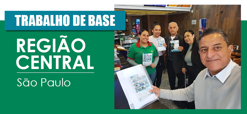 Sinthoresp realiza trabalho de base na região central de São Paulo