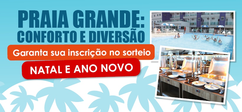Colônia de Praia Grande: diversão garantida e vagas por sorteio nas festas de fim de ano