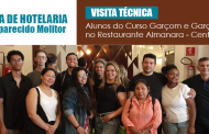 Visita técnica leva turma de Garçom/Garçonete ao Restaurante Almanara, no centro de SP