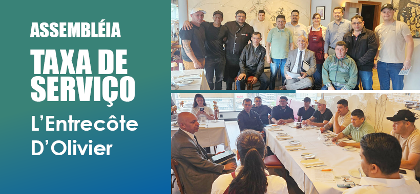 Sinthoresp realiza assembleia no L’Entrecôte D’Olivier