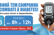 Amanhã tem ação de combate ao diabetes no Sinthoresp