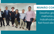Sinthoresp, SEIU e Fetrhotel debatem melhores condições de trabalho no fast-food