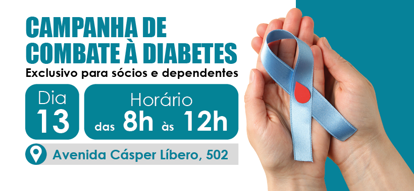 Campanha de combate à diabetes: Sinthoresp oferece exame gratuito para associados e dependentes