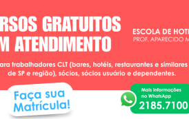 Matrículas Abertas 2026: Cursos de Garçom, Garçonete e Recepção