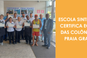 Escola de Hotelaria do Sinthoresp entrega certificados a equipes das colônias Nova Mirim e Maracanã