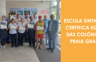 Escola de Hotelaria do Sinthoresp entrega certificados a equipes das colônias Nova Mirim e Maracanã